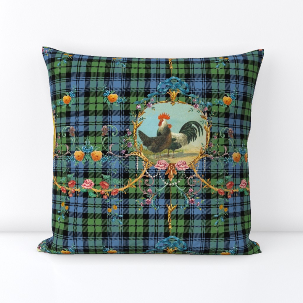 Le Toile de Poulet Campbell Tartan