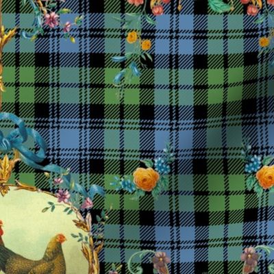 Le Toile de Poulet Campbell Tartan