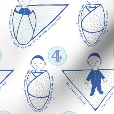 Baby Burrito- Swaddle instructions