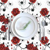 Large-Black Widows and Roses