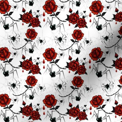 Small-Black Widows and Roses 