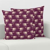 Art Deco Cranes - Plum