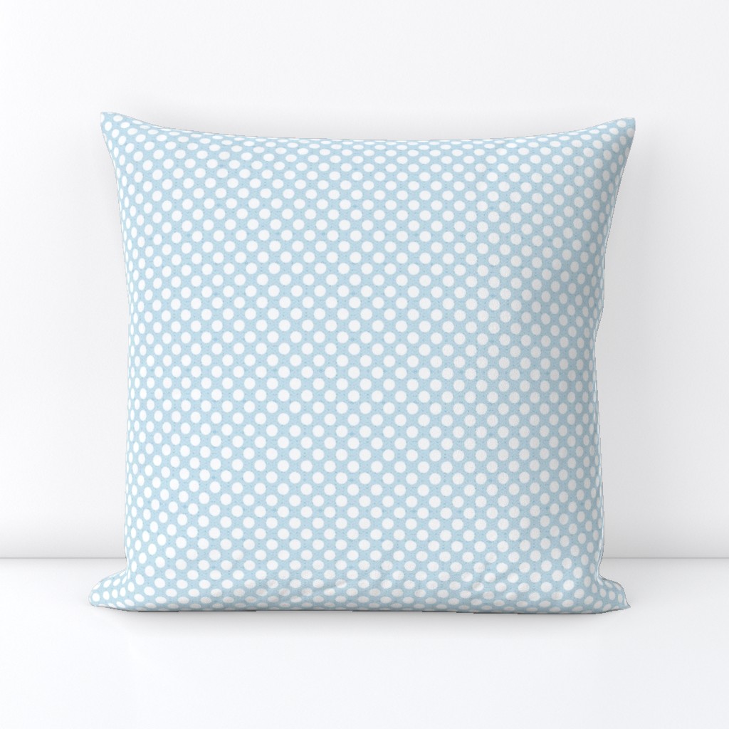 polka dots light blue, small scale