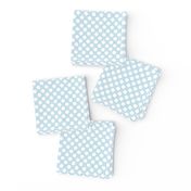 polka dots light blue, small scale