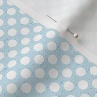 polka dots light blue, small scale