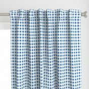 gingham in blue, light blue and white | large