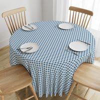 gingham in blue, light blue and white | large