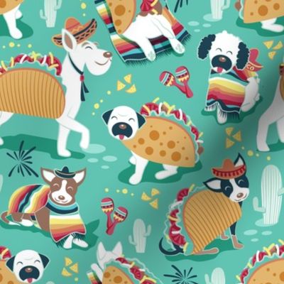 Small scale // Mexican tacos dogs team // mint