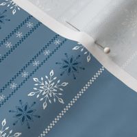 Snowflake Border Fabric