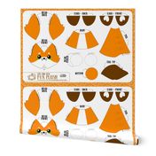 Cut & Sew Fox Plush Orange