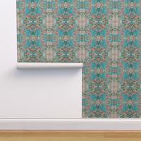 New Mock Floral Abstract Tribal Direction Pattern