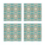 New Mock Floral Abstract Tribal Direction Pattern