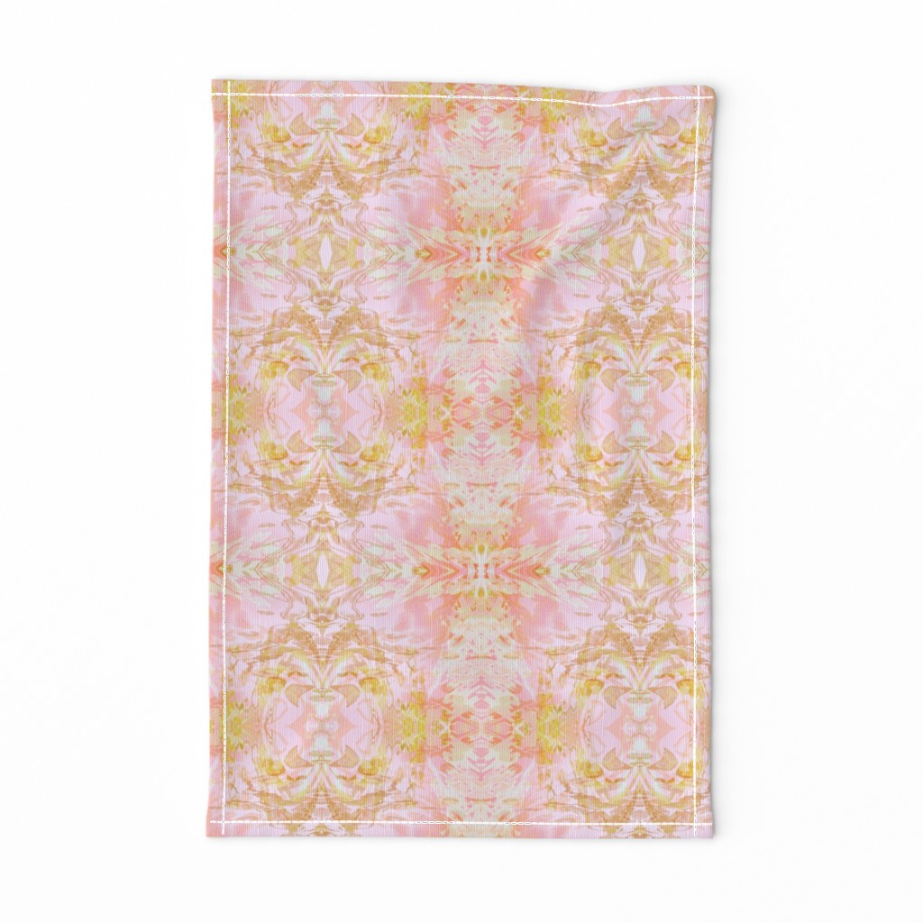 Mock Floral Pale Bouquet Zen Flame Pattern