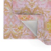 Mock Floral Pale Bouquet Zen Flame Pattern