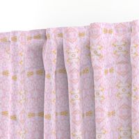 Mock Floral Pale Bouquet Ikat Pattern