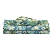 Mock Floral Blue and Green Abstract Repeat