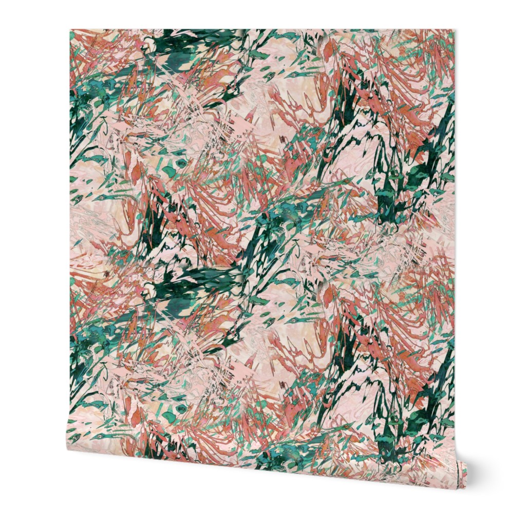 Mock Floral Blush Abstract Repeat