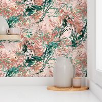 Mock Floral Blush Abstract Repeat