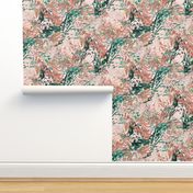 Mock Floral Blush Abstract Repeat