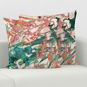 Mock Floral Blush Abstract Repeat