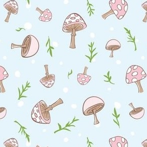Woodland Mushrooms-Sky