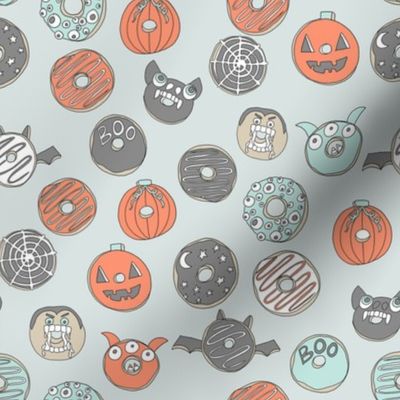 halloween donuts // fall autumn food cute spooky scary halloween design by andrea lauren - light
