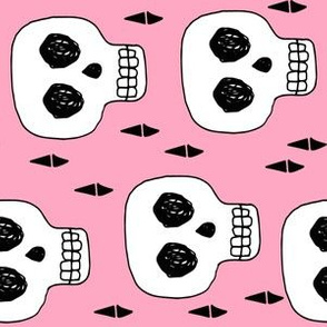 skull // skulls pink scary halloween creepy scary spooky halloween 