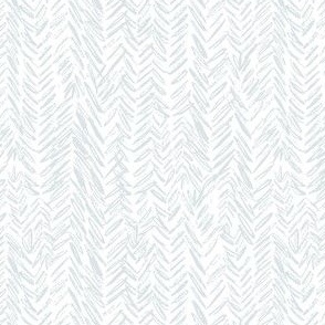Blue Gray Eggshell Pine Needles on White