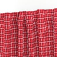 Scotch Houndstooth in Rose Red