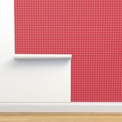 Scotch Houndstooth in Rose Red
