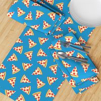 pizza slice (blue) food fabric