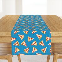 pizza slice (blue) food fabric