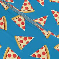 pizza slice (blue) food fabric