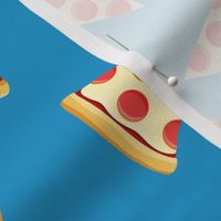 pizza slice (blue) food fabric