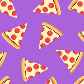 pizza slice (purple) food fabric