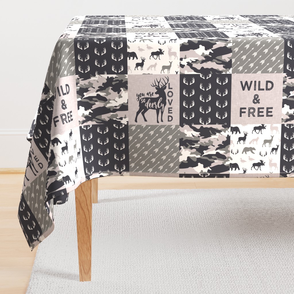 Wild&Free/Deerly Loved Woodland Wholecloth - C3 (90)