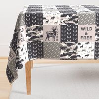Wild&Free/Deerly Loved Woodland Wholecloth - C3 (90)