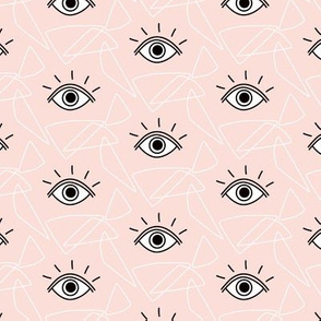 Eye on pink