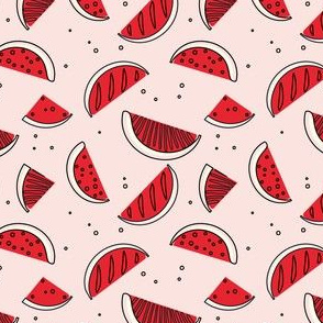 red simple watermelon