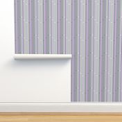 Gray and Purple Striped Lattice with White Stripes