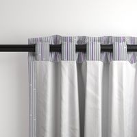 Gray and Purple Striped Lattice with White Stripes