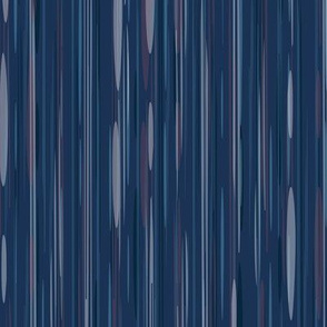 Vintage Stripe - Deep Blue