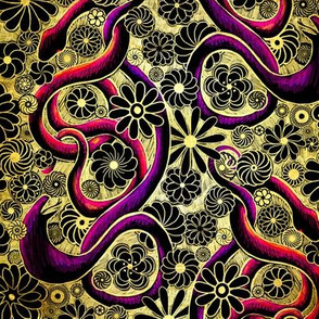 lacquered snakes