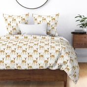 Baby Deer Pattern with leaves