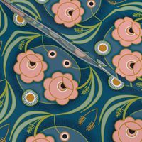 Fleur de Nuit* (Maxi) || 20s art nouveau floral