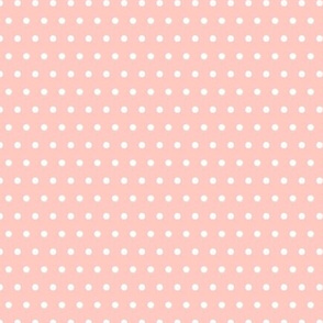 Peachy Pink Polka Dots - Coordinates with Josie Meadow Floral