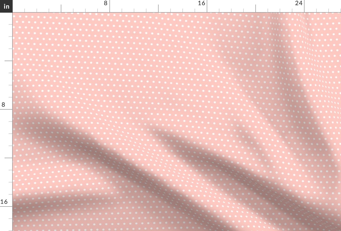 Peachy Pink Polka Dots - Coordinates with Josie Meadow Floral