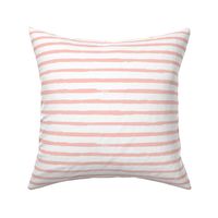 Peachy Pink Painted Stripes - Coordinates with Josie Meadow Floral