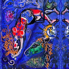 If I were Chagall in the 50's -mirrored