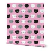 Cute Cats & Kawaii Kittens (Pink)